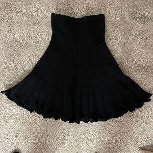 Barney’s wool/silk Stretch Flaired Skirt